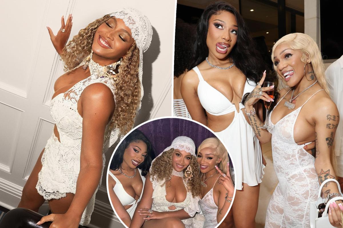 webnexttech | Beyoncé, Megan Thee Stallion and Glorilla match in all-white ahead of Labor Day weekend for fun outing