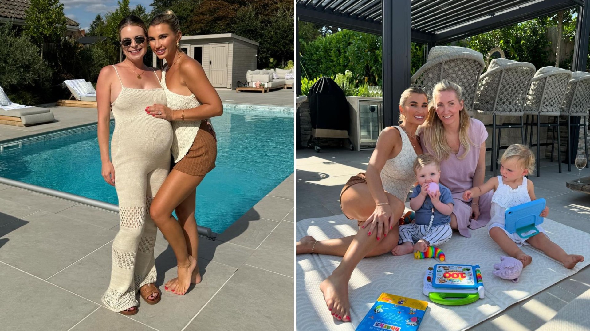 webnexttech | Billie Faiers shares a look at her incredible swimming pool at £1.4million mansion as she throws Greek-themed bash