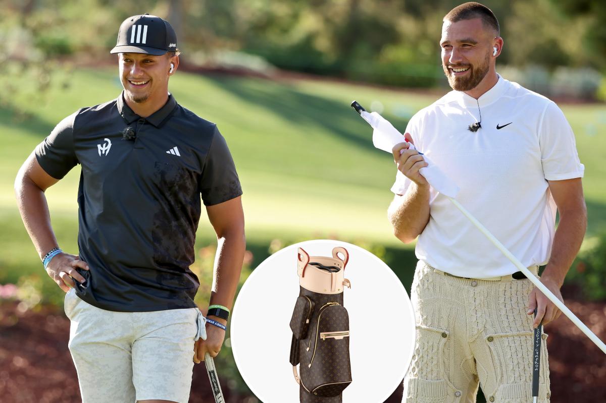 webnexttech | Travis Kelce gifted Patrick Mahomes a $22K Louis Vuitton golf bag for his 29th birthday