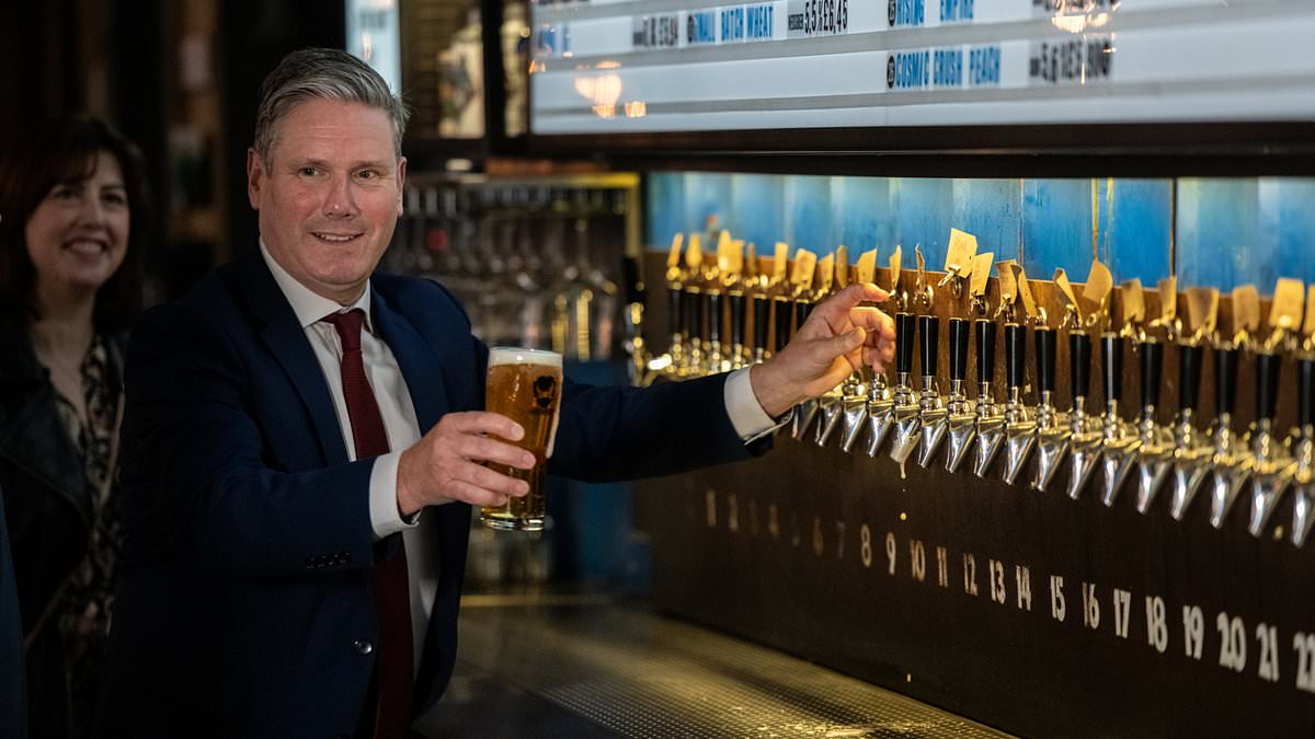 webnexttech | It's no beer Keir! As Labour reveal latest attack on booze, how Starmer's nanny state drive to 'boost health' threatens to decimate Britain's hospitality industry