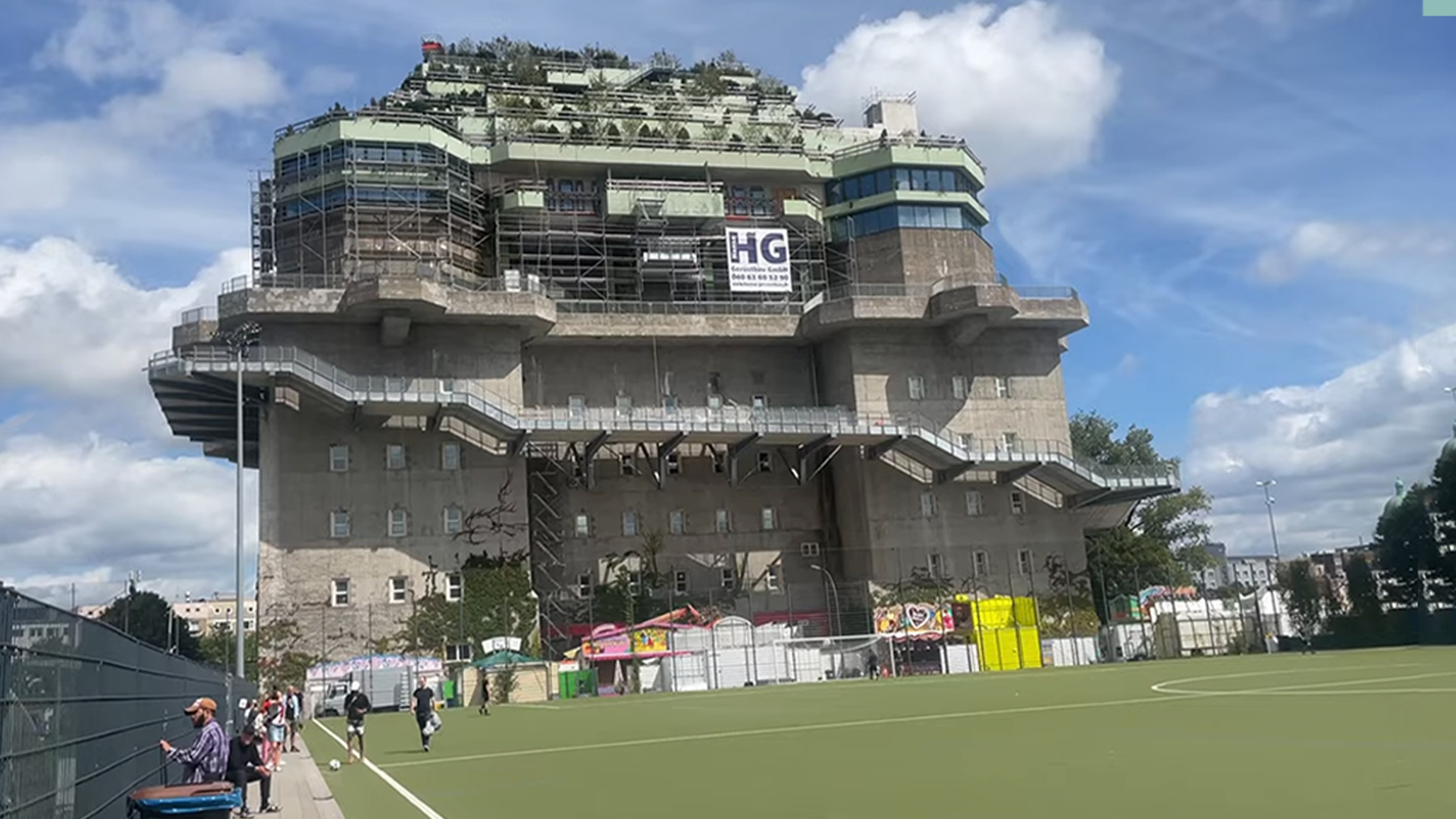 webnexttech | Inside incredible top-flight stadium in the shadow of huge WW2 BUNKER renovated with hotel, restaurants & rooftop garden