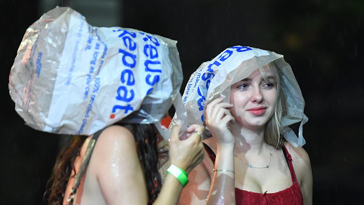 webnexttech | No rain on the freshers parade! Hardy students brave the downpours and hit the town (and make sure their hair doesn't get wet)