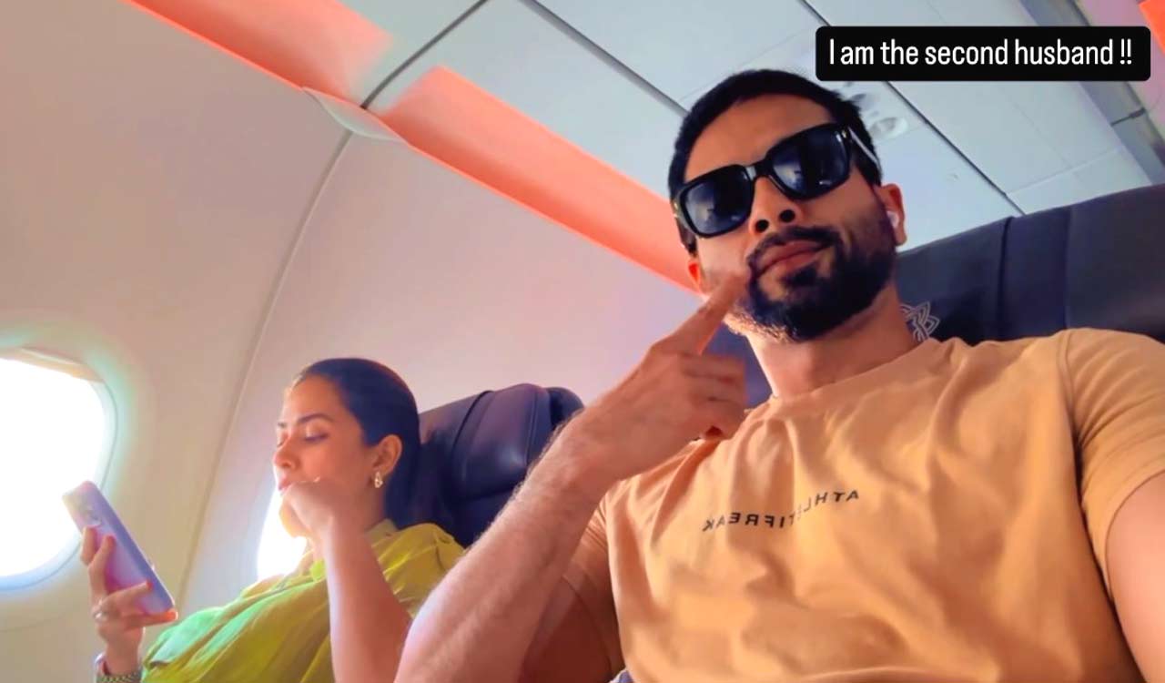 webnexttech | Shahid Kapoor calls himself “second husband” in hilarious flight moment with wife