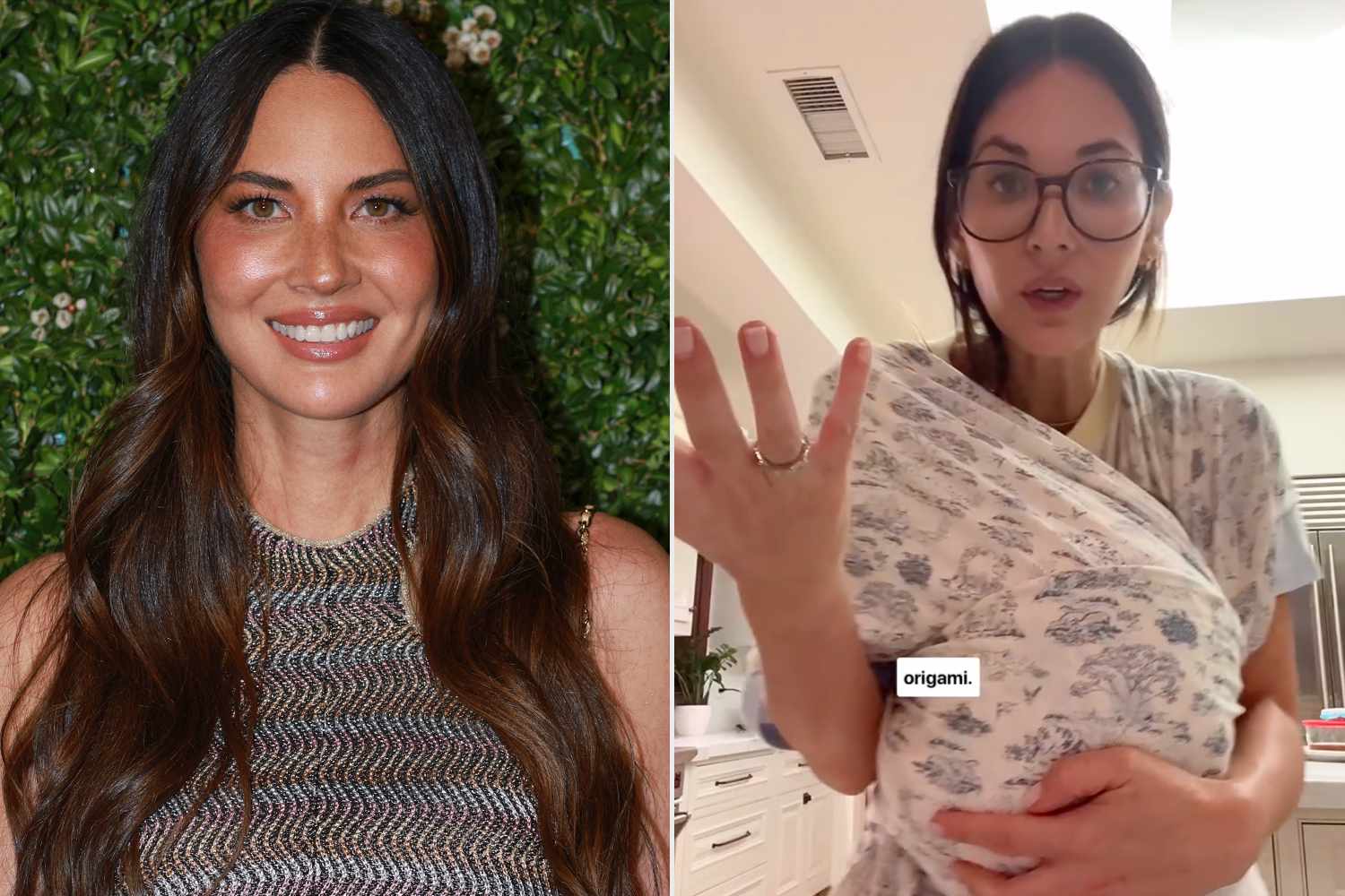 webnexttech | Olivia Munn Jokes That Figuring Out How to Use a Baby Wrap Is 'More Difficult Than Origami': 'I Don't Know How to Do This'